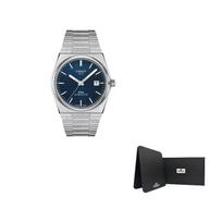 Tissot PRX Automatinis Mechaninis Judėjimas Vyriški Laikrodžiai Laikrodis Mėlynas Ciferblatas Nerūdijančio Plieno Apyrankė T137.407.11.041.00- Blue Gift Box Set gray