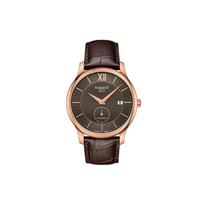 TISSOT Junya Kolekcija Automatinis Mechaninis Judėjimas Vyriški Laikrodžiai Laikrodis 40mm Kavos Spalvos Ciferblatas T063.428.36.068.00 Dark Coffee Strap black