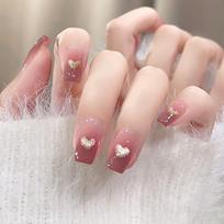 High Quality Wear Armor Vintage Nail Stickers Nail Pieces New Removable Fake Nail Pieces for Students Nail Tools