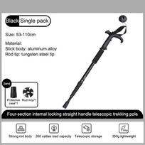 Ultralight Trekking Poles With Shock Absorption Foldable Design For Outdoor Camping Mountaineering Backpacking And Hiking Trips 1