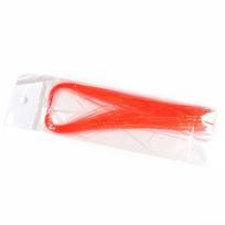 Fishing Lure Shining Fly Tying Tinsel Assist Hooks Line Fly Tying Materials Jig Hook Streamer oranžinė