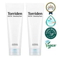 Torriden Dive In Low Molecular Hyaluronic Acid Cleansing Foam 150mL Double Set (150mL+150mL) Cleansing Foam 150mL