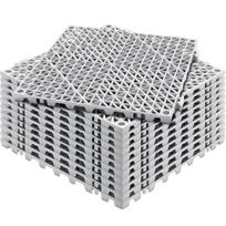 Interlocking Drainage Floor Mat 12  x 12  PVC Non-Slip Floor Tiles 12 Pack