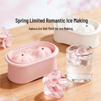 Food-Grade Cherry Blossom Ice Cube Mold