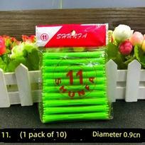 Hair Salon Supplies Thickened Perm Tools Curly Hair Practice Cold Wave Bar Pear Hollow Bar Standard Hair Texture Bar 0.9cm pink