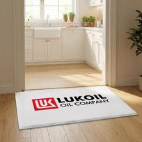 Fashion L-Lukoil Floor Mat Flannel Door Mat Non-Slip Bedroom Living Room Home Decor 40x60cm