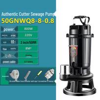 800W 2-inch Three-Blade Cutting Submersible Sewage Pump