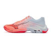 Mizuno Wave Lightning Volleyball Shoes Unisex Low Top Orange/White V1GA260080 42