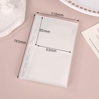 Inspired 6-Hole A6/A5 Loose-Leaf Zipper Notebook & Shiny Star Card Holder