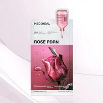 Mediheal The Ampoule Mask Sheets 27ml 5vnt (4 rūšys) / NMF, IPI, HPA, EGT / Korea Face Mas Pack Rose Pdrn pink