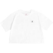 Jordan Essentials Boxy Solid Short Sleeve Logo Sports T-Shirt Women Tops White DO5039-100 L white