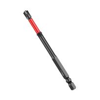 Impact Screwdriver Bit with Magnetic for Electrician Screw Driver 65mm/110mm/150mm Slotted Head 1/4inch Hex Shank 110