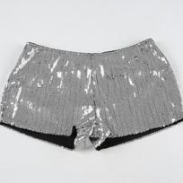 Sequin Three-Point Slim Fit Booty Shorts - 2025 European & American Spring Fashion Large