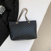 Casual chain tote bag winter new bag women's diamond handbag trendy fashion shoulder bag women's bag juoda