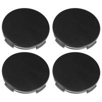 uxcell Universal Car Wheel Tire Center Hub Cap Cover 65mm Diameter 4pcs Clips 4pcs Black 65x14mm juoda