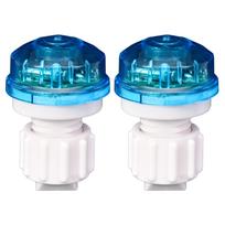 Night Fishing Strike Sensor Bite Indicator Alarm with Flashing Float Fishing Bites Alarm Sensitive Electronic Rod Light 2PCS