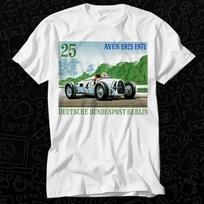 1971 Germany Avus Automobile Race Stamp T Shirt 528 S