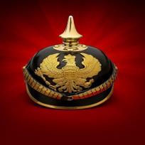 Brass Leather Prussian Pickelhaube Helmet Handcrafted German Imperial Style Gifting Item