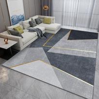 Luxury Abstract Nordic Living Room Bedroom Study Rug Fully Covered Soft and Wear-resistant Modern Minimalist Home Large Carpet 40X60CM