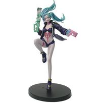 23CM Anime Game Cyberpunk: Edgerunners Rebecca Figure Standing Anime Model Doll Desk Collection Aciton Figure Toy Christmas Gift gray