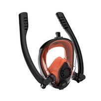 Silicone Snorkeling Mask for Adults Double Tube Diving Mask Full Dry Diving Goggles Self Contained Underwater Breathing Mask