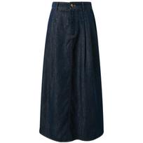 Sancai 2026 Spring Retro High-Waist A-Line Denim Skirt S