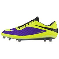 Nike HyperVenom Phantom Atsparūs dilimui futbolo bateliai Unisex Violetiniai Geltoni 599843-570 40