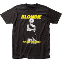 26 Blondie Rip Her To Shreds T Shirt Mens Rock and Roll Music Band Tee New Black Unisex T-Shirt M