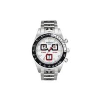 TISSOT Kvarcinis mechanizmas Atsparus vandeniui Kasdieniam naudojimui Vyriški laikrodžiai Laikrodis 40mm Baltas ciferblatas Nerūdijančio plieno korpusas T91.1.486.31