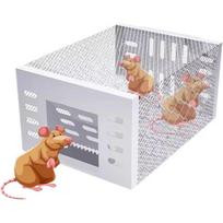 Large Area Automatic Mouse Catcher Metal Continuous Loop Live Animal Trap Reusable High Efficiency Mouse Trap