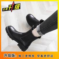 Martin boots autumn and winter versatile women's 2025 new British style French small short boots thin boots Chelsea boots 35