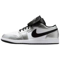 Air Jordan 1 Tiempo Low Metalinio Sidabro Unisex Sportbačiai Balti Juodi-Metalinio Sidabro IR2278-100 44 black