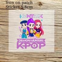 Adorable Kpop Demon Hunters Letter A-Z Socks Student Outdoor Sports Socks Fall Season Cold Season Warmth Socks Girls Mid-Calf Socks Kids' Gifts white