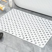 Rectangle Suction Cups Shower Stall Mat Drainage Holes Anti Slip Bathroom Mat Machine Washable Non-Slip Safety Bath Mat Toilet balta