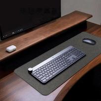 Cotton and Linen Rubber XXL Mouse Pad Gaming MousePad Large Desk Mat Gaming PC Desk Mat Computer Desk Pad Gaming Mouse Pad 600X300X4MM tamsiai pilka spalva