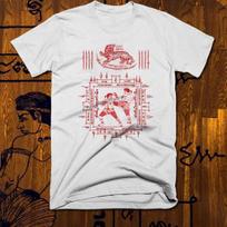 Muay Thai T-shirt MMA, UFC, Jiu Jitsu Fight Club Thai Boxing Sak Yant Tattoo Tee M