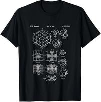 Competitive Puzzle Cube Rubik Patent Speed Cubing Gift Unisex T-Shirt S