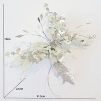 3D Butterfly Metal Puzzle Exquisite Butterfly Insect Animal Assembly Model Laser Cutting Kit Jigsaw Puzzle Toys For Kids Adult gray