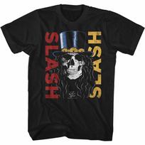 Slash Guns N Roses Men T-Shirt Double Slash Skull Black Cotton Guitarist Music  Unisex T-Shirt S įvairiaspalvis