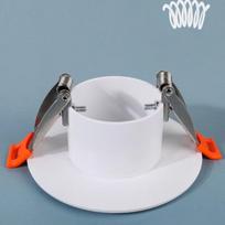 Universal Air Conditioner Hole Cover, Spring Clip Sealing Plug for Pipe Gap, Round Wall Decor to Conceal Ugly Ducts