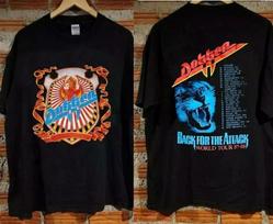 Vintage 1987 DOKKEN Back For The Attack Tour T-Shirt Reprint All Size S-4XL Fan S