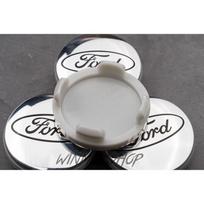 (Chromas 54mm) 4 Ford 54mm lengvojo lydinio ratų centriniai dangteliai