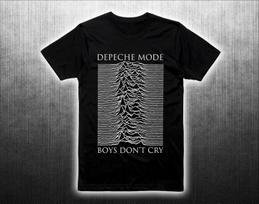 Depeche Mode - Boys Don'r Cry - Joy Division - Unknown Pleasures - T-shirt XS black
