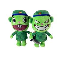 2Pcs/Lot Kawaii HTF Flippy Stuffed Dolls Anime Happy Tree Friends Plush Toy Soft Pillow For Kids Birthday Christmas Gifts