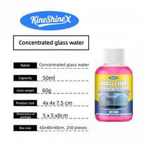 Automobilio stiklo valiklis, koncentruotas skystis 50ml – Pašalina riebalų plėvelę ir lietaus dryžius, palaiko priekinį stiklą itin skaidrų saugiam vairavimui 50ML blue
