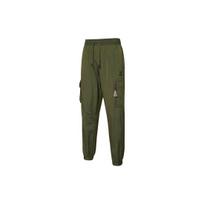 Puma Paisley Cargo Pants With Side Pockets And Elastic Cuffs Men Bottoms Brown Olive-Green 534975-94 XL