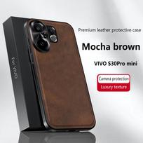 For Vivo S30 Pro Mini Case Magnetic Elegant Leather Wear-Resistant Lens Fully Covered Non-Slip Grip Edge Cover Shell vivo S30 Pro mini
