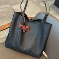 2025 Genuine Leather Women's Tote Bag - Casual, Simple, Large Capacity, Top Layer Cowhide, Single Shoulder Handbag 33*33*12, opening width 43cm juoda
