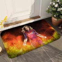 1pc Hot Movie Marvels Logo Bathroom Absorbent Mats Anti-Slip Mats Home Decor Supplies Carpets Home Kitchen Floor Mats 40x60cm