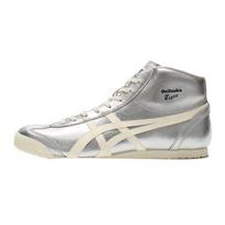 Onitsuka Tiger Mexico Mid Runner Atsparūs trinčiai Vidutinio aukščio Laisvalaikio batai Unisex Sidabriniai sportbačiai 1183B577-020 37 sidabras
